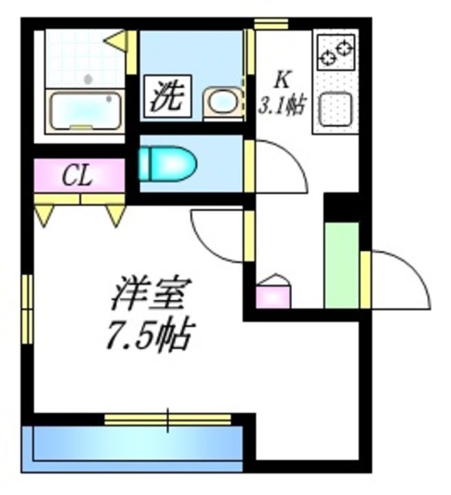 ク・ボーノ 大塚の間取り