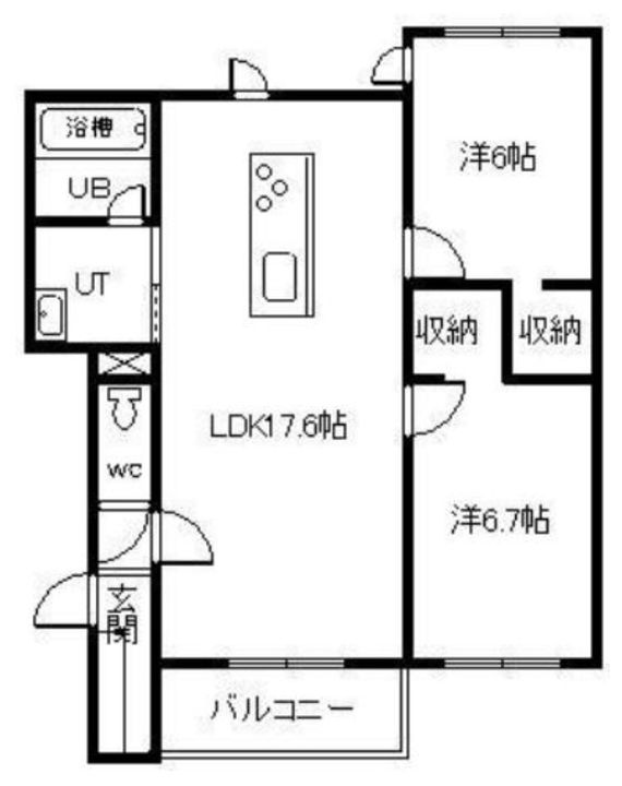 ネージュレジェールの間取り