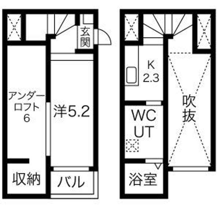 カーサ・ティエラ(旧:リゾレステ鳴海)の間取り