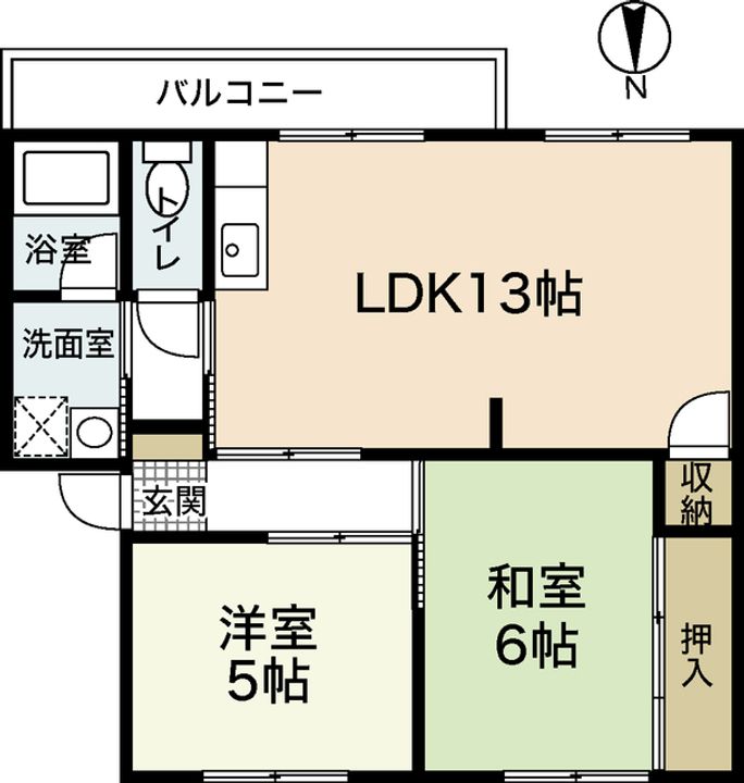 ハウスハーモニーの間取り