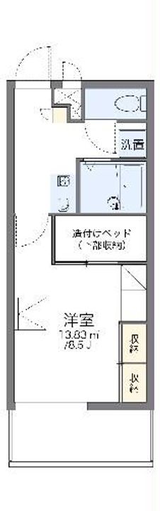 レオパレスエムズの間取り
