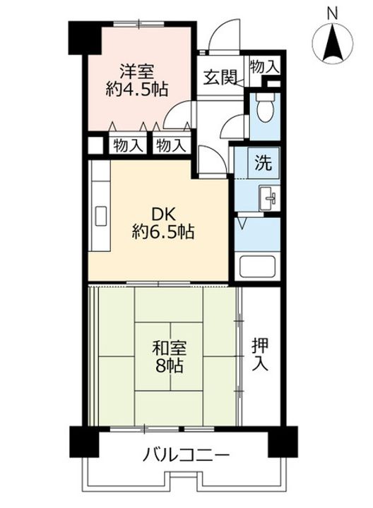 URエルト桜井の間取り