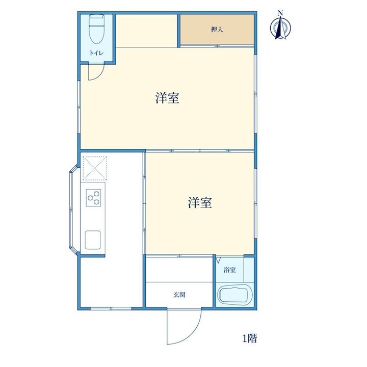 東京都足立区栗原1(一戸建)の賃貸物件の間取り