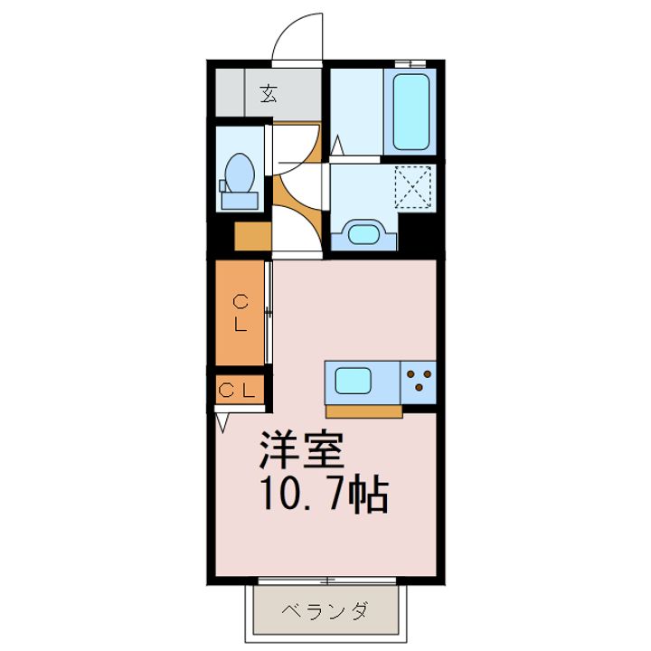 ショコラガーデンIIの間取り