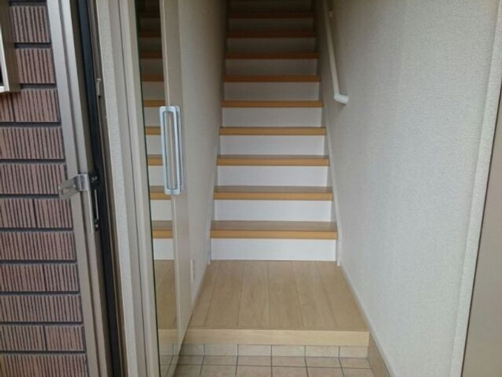 栃木県栃木市大平町下皆川(アパート)の賃貸物件の玄関