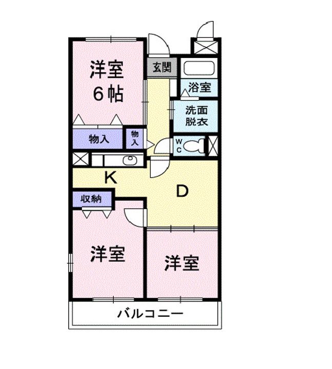 エスポワール吉田の間取り