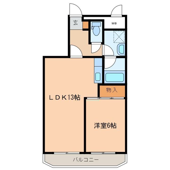 センチュリー時計台IIIの間取り