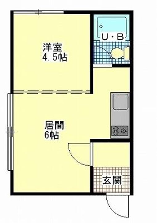 豊岡2・6コーポの間取り