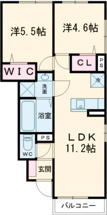 滋賀県大津市大萱5(アパート)の賃貸物件の間取り