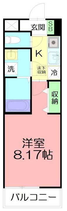 神奈川県秦野市南矢名(アパート)の賃貸物件の間取り