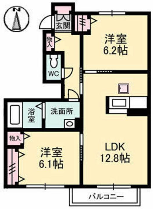 ファミールの間取り