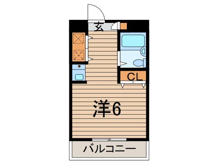 志陽ハイツK&Iの間取り