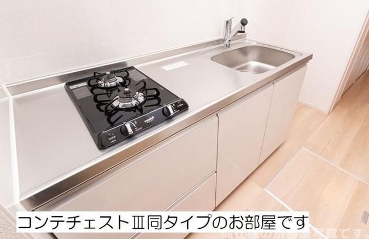 京都府京田辺市三山木野神(アパート)の賃貸物件のキッチン