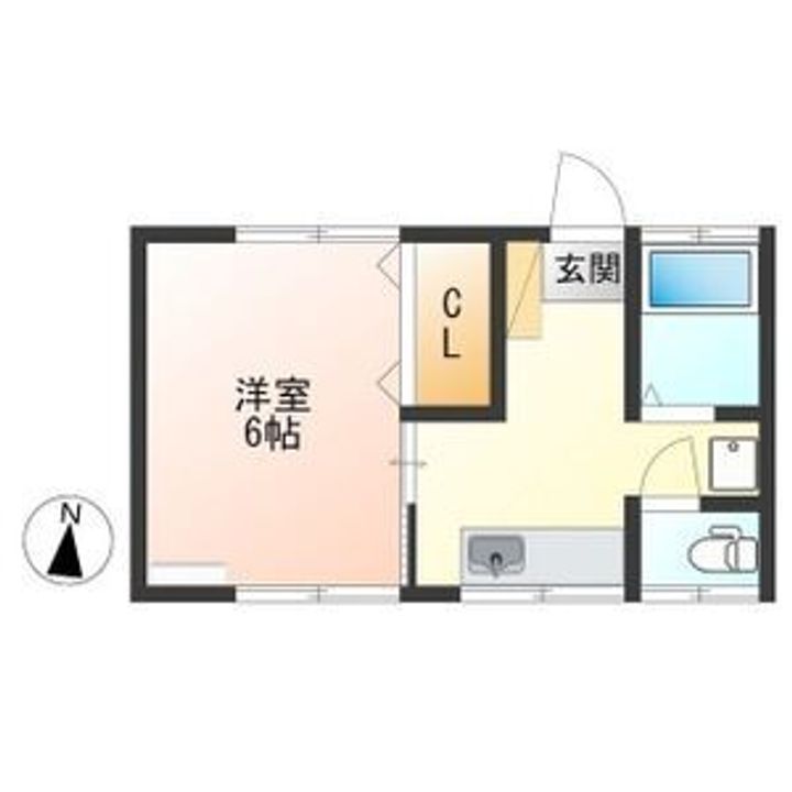 栃木県宇都宮市陽東3(アパート)の賃貸物件の間取り