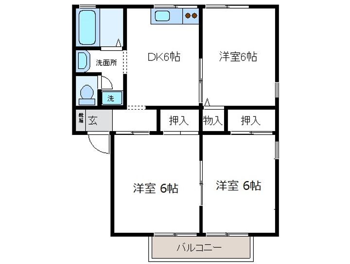 キャピタルAの間取り