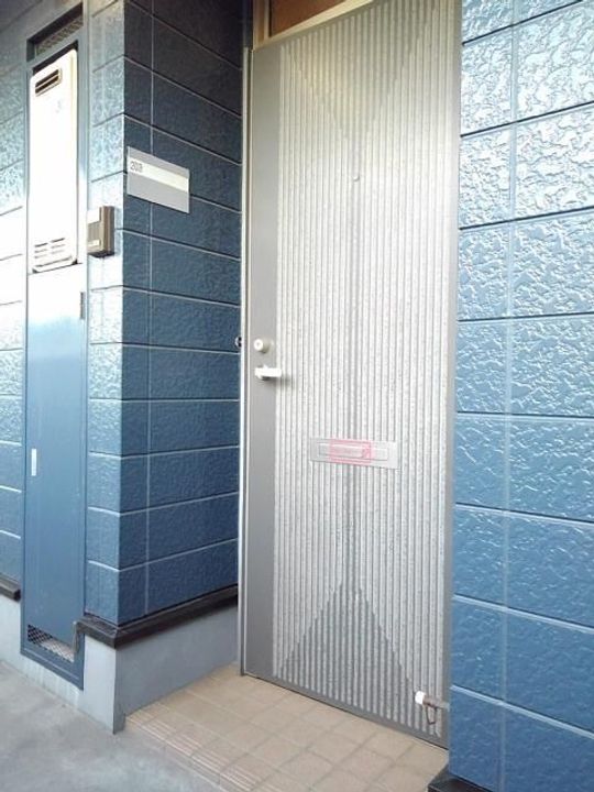 福島県福島市松木町(アパート)の賃貸物件の玄関