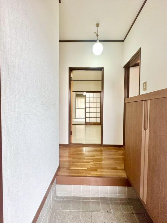 宮田コーポの玄関