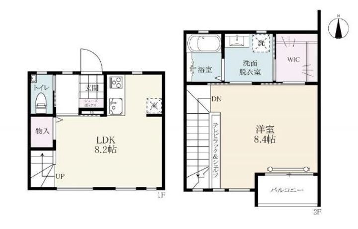 プレミアム蛎久の間取り