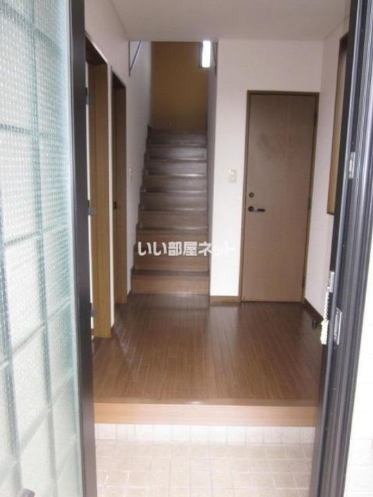 茨城県水戸市千波町(アパート)の賃貸物件の玄関