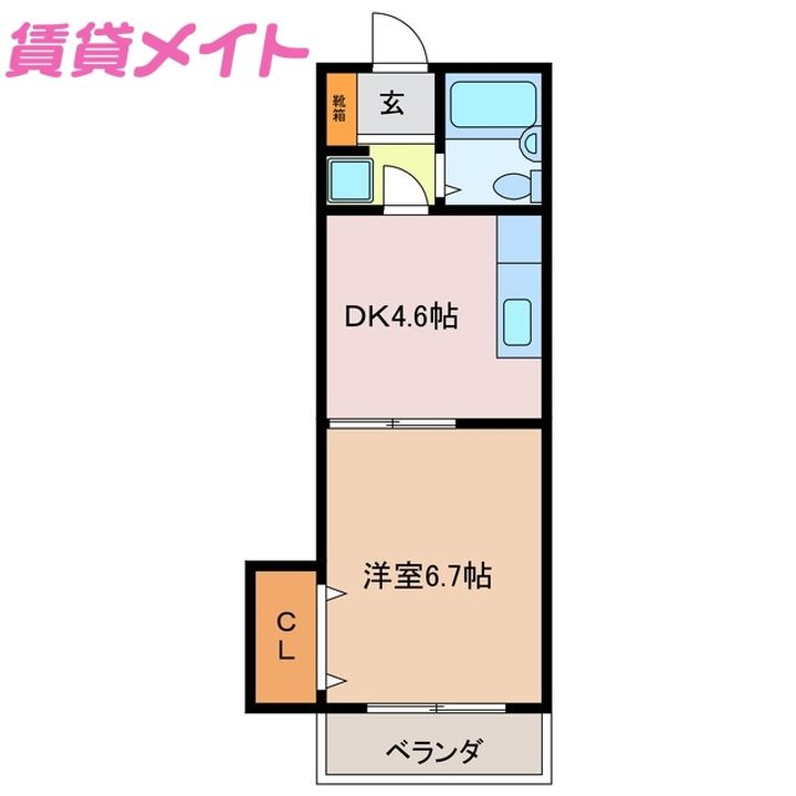 ワールドマンションの間取り