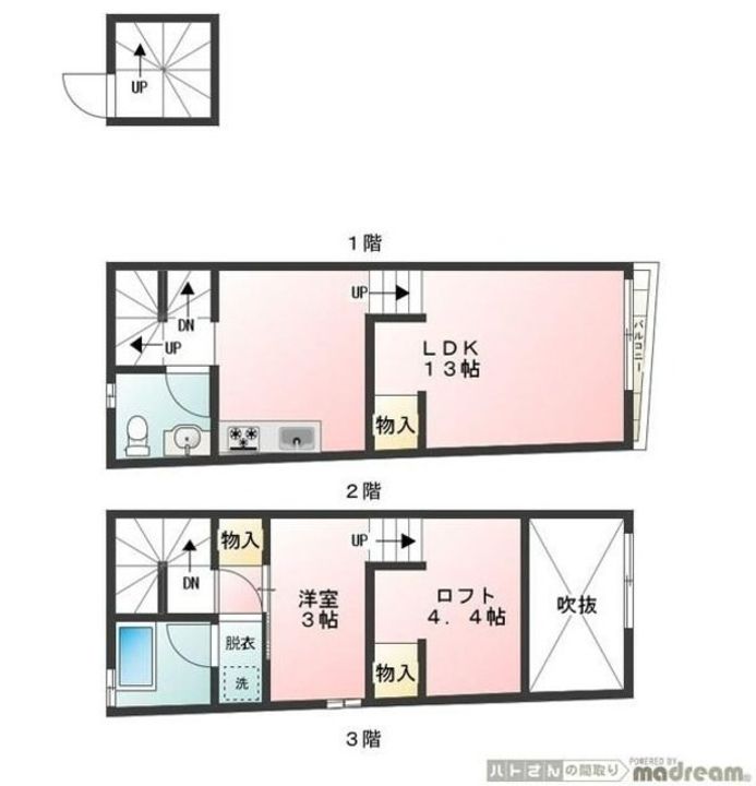 レコルトサンクの間取り