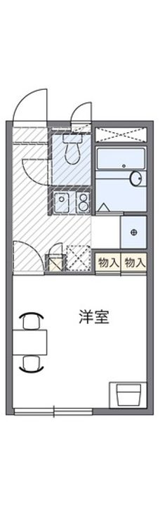 レオパレスVITAEの間取り