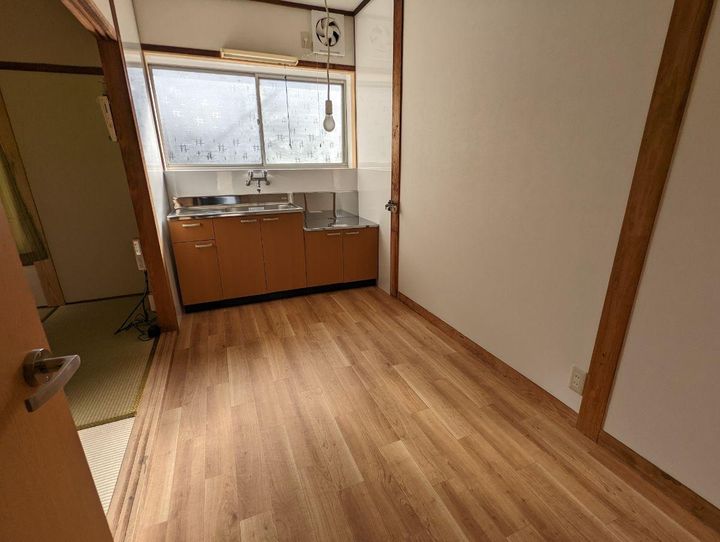 鳥取県東伯郡湯梨浜町大字上浅津(アパート)の賃貸物件のキッチン
