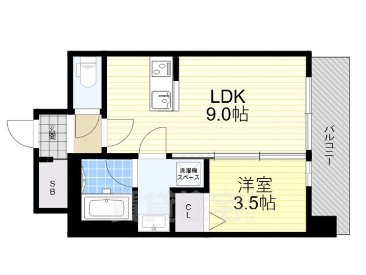 エル・セレーノ新大阪北の間取り