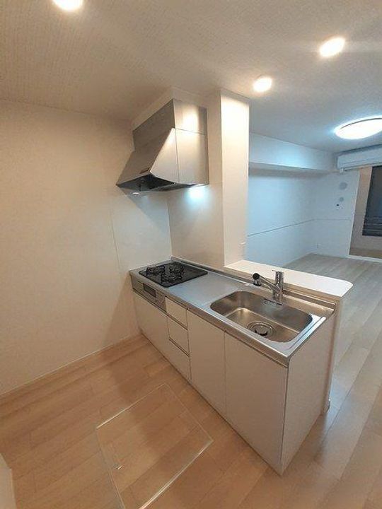 熊本県菊池市泗水町住吉(アパート)の賃貸物件のキッチン