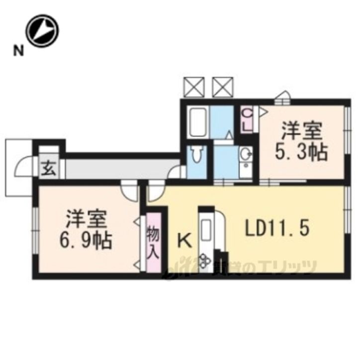 DOMUS・カギヤの間取り