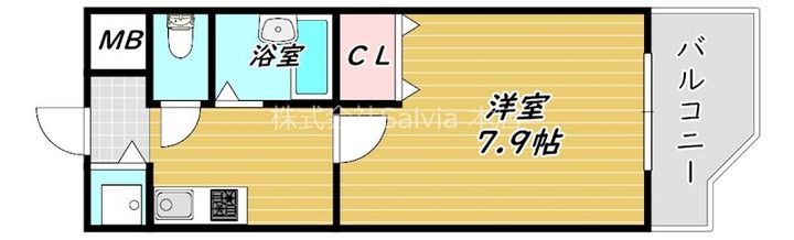 ピュール絆の間取り