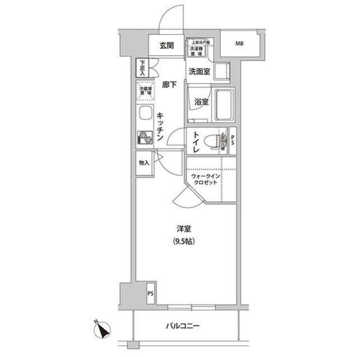 ラ・メージュ山下公園の間取り