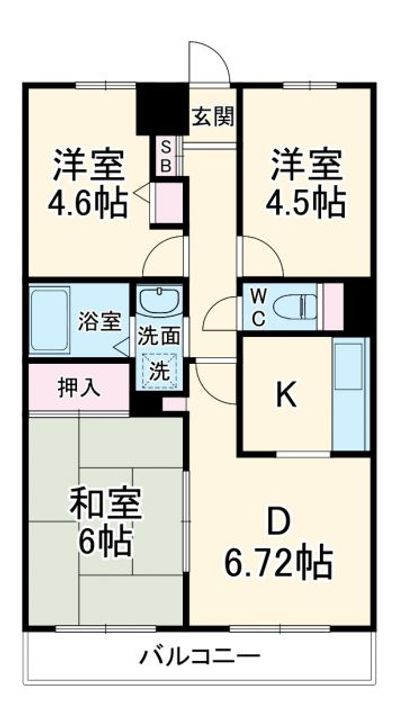 シティコープ藤沢の間取り