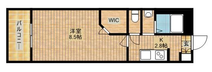 メイプルコートNの間取り
