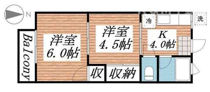 パナハイツ幹の間取り