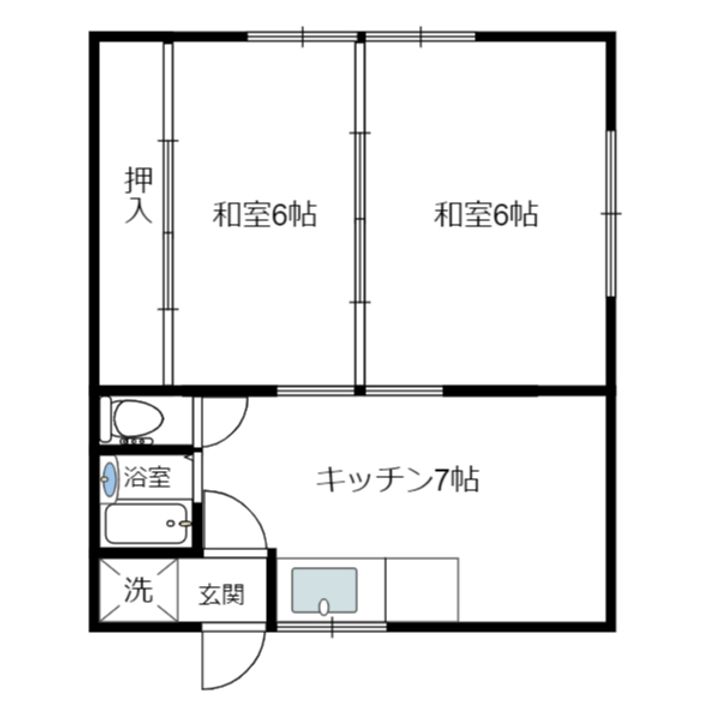 稲花ハウスの間取り