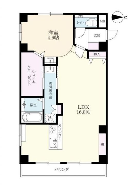 グランドセレブ高木瀬の間取り