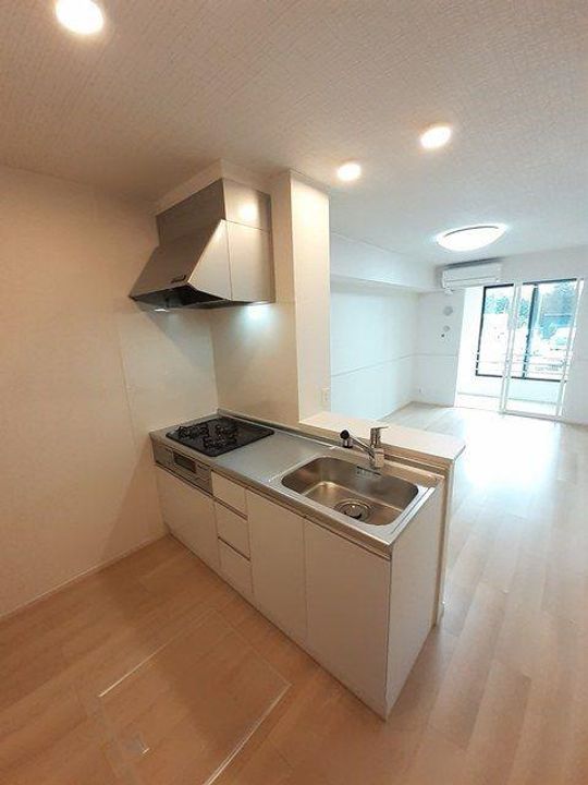 熊本県菊池市泗水町住吉(アパート)の賃貸物件のキッチン