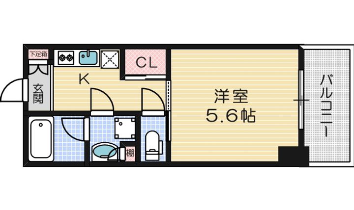アスヴェル東本町IIの間取り