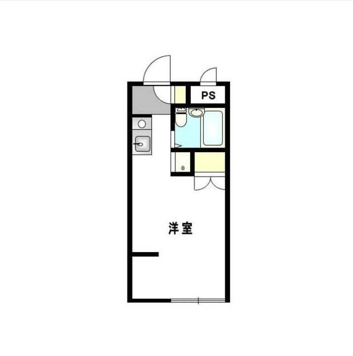 神奈川県横浜市神奈川区神之木台(マンション)の賃貸物件の間取り