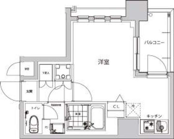 ハーモニーレジデンス早稲田夏目坂の間取り