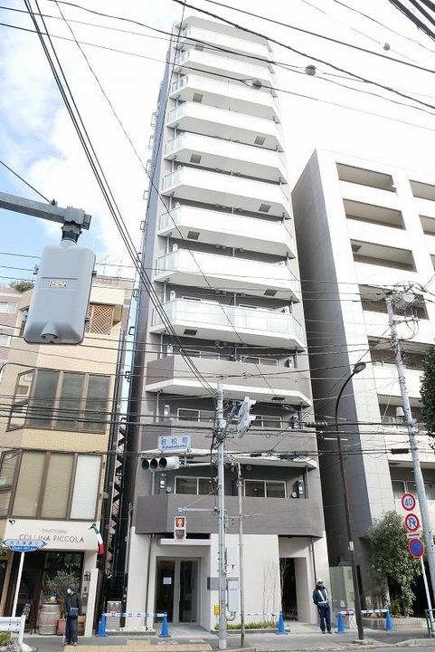 ハーモニーレジデンス早稲田夏目坂の外観