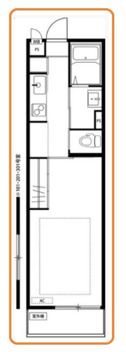 リブリ・武蔵中原の間取り