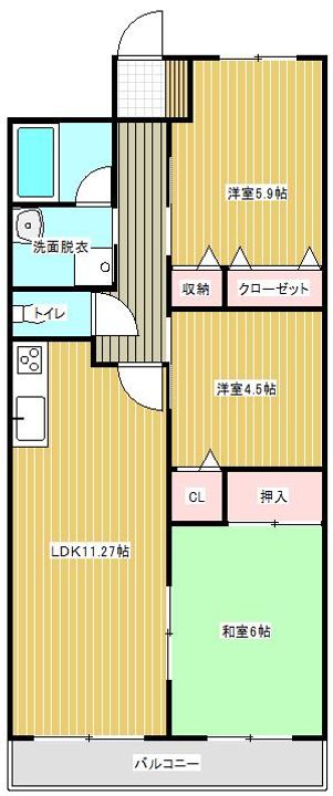 ステラコート山の手の間取り