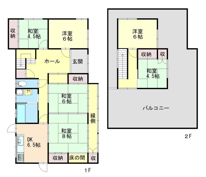 和歌山県和歌山市森小手穂(一戸建)の賃貸物件の間取り