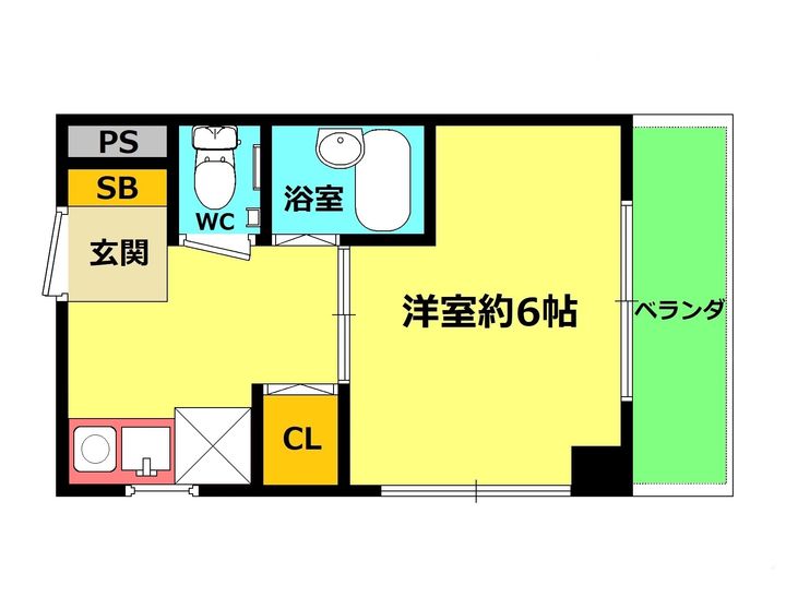 有馬パレス江坂の間取り