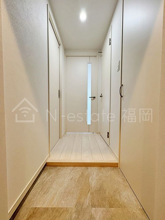 福岡県福岡市早良区西新4(マンション)の賃貸物件の玄関