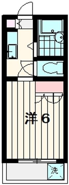 東京都八王子市下柚木(アパート)の賃貸物件の間取り