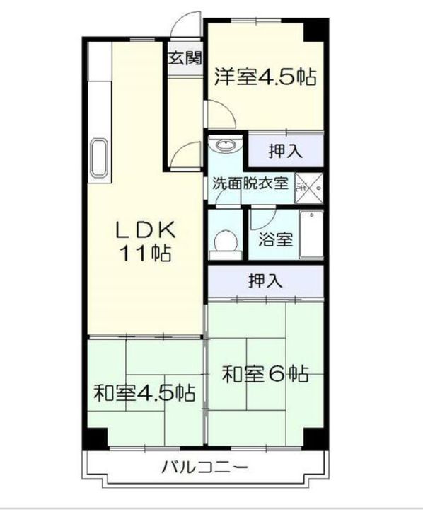 共立愛宕橋ビルの間取り