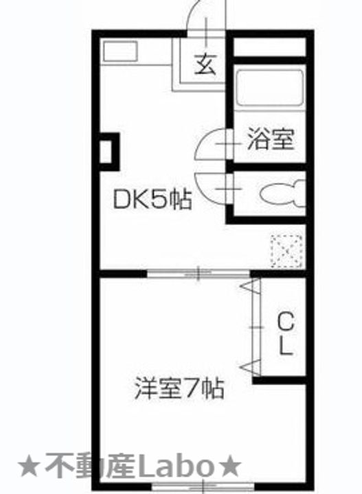 徳島県板野郡北島町鯛浜字中須(アパート)の賃貸物件の間取り
